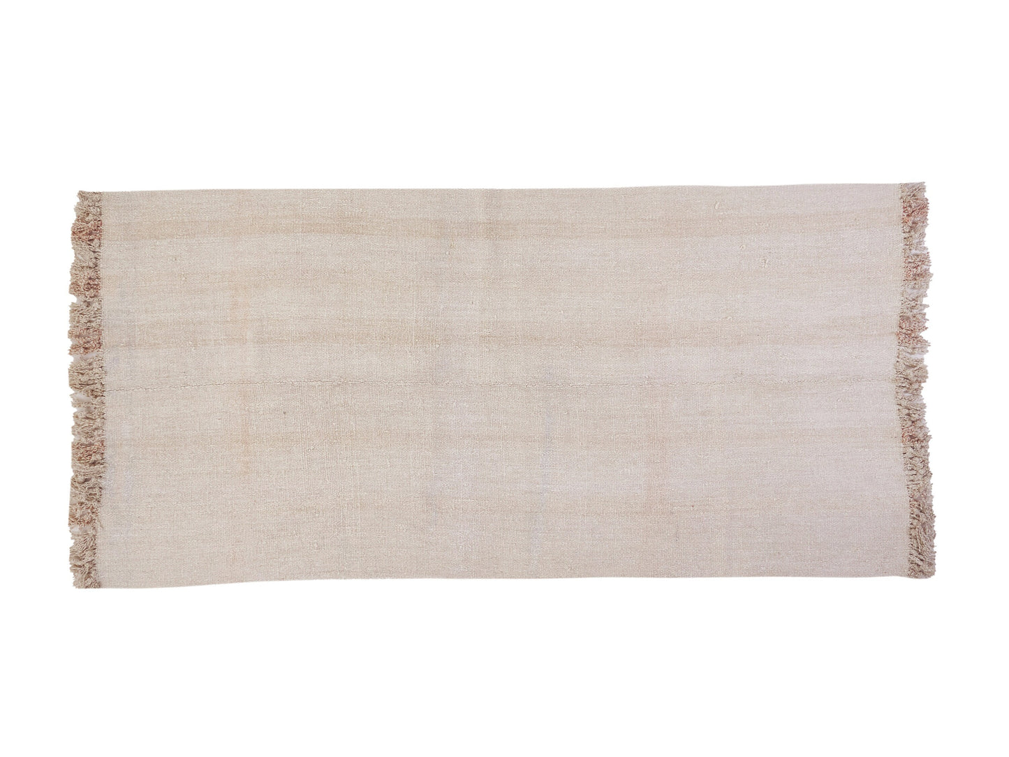 Handmade Kilim Rug, Vintage Kilim, Hemp Kilim Rug, White Hemp Rug, Turkish Kilim Rug, Area Hemp rug, Entryway rug, Kilim rug 5x9, 9685