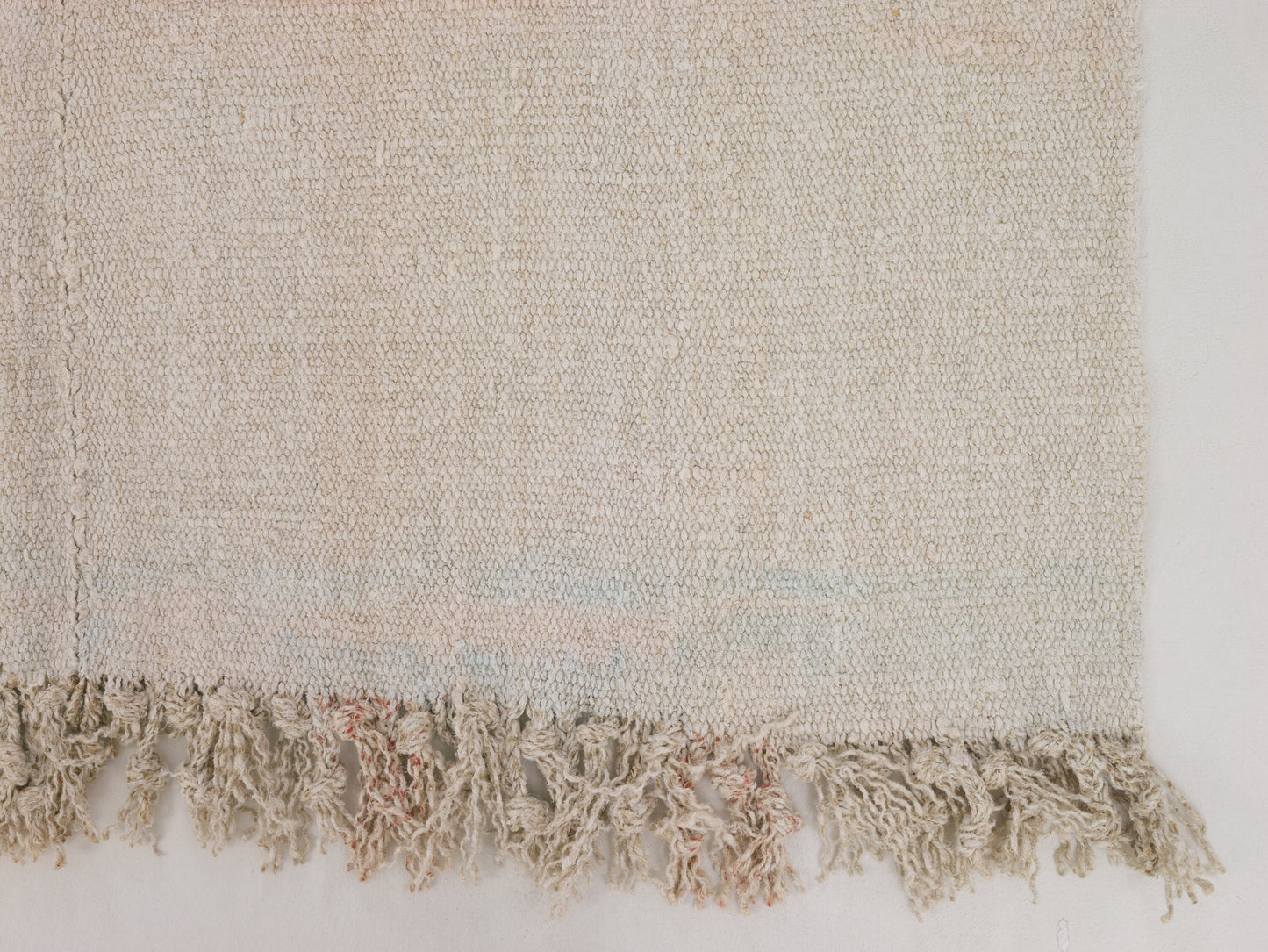 Handmade Kilim Rug, Vintage Kilim, Hemp Kilim Rug, White Hemp Rug, Turkish Kilim Rug, Area Hemp rug, Entryway rug, Kilim rug 5x9, 9685