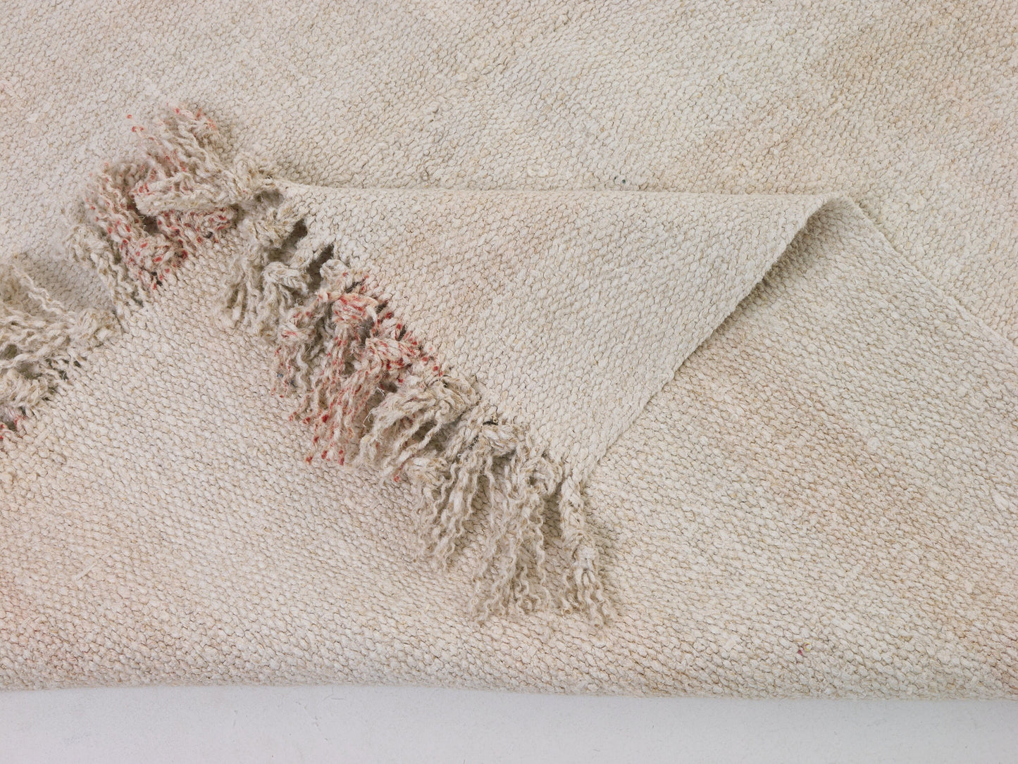 Handmade Kilim Rug, Vintage Kilim, Hemp Kilim Rug, White Hemp Rug, Turkish Kilim Rug, Area Hemp rug, Entryway rug, Kilim rug 5x9, 9685