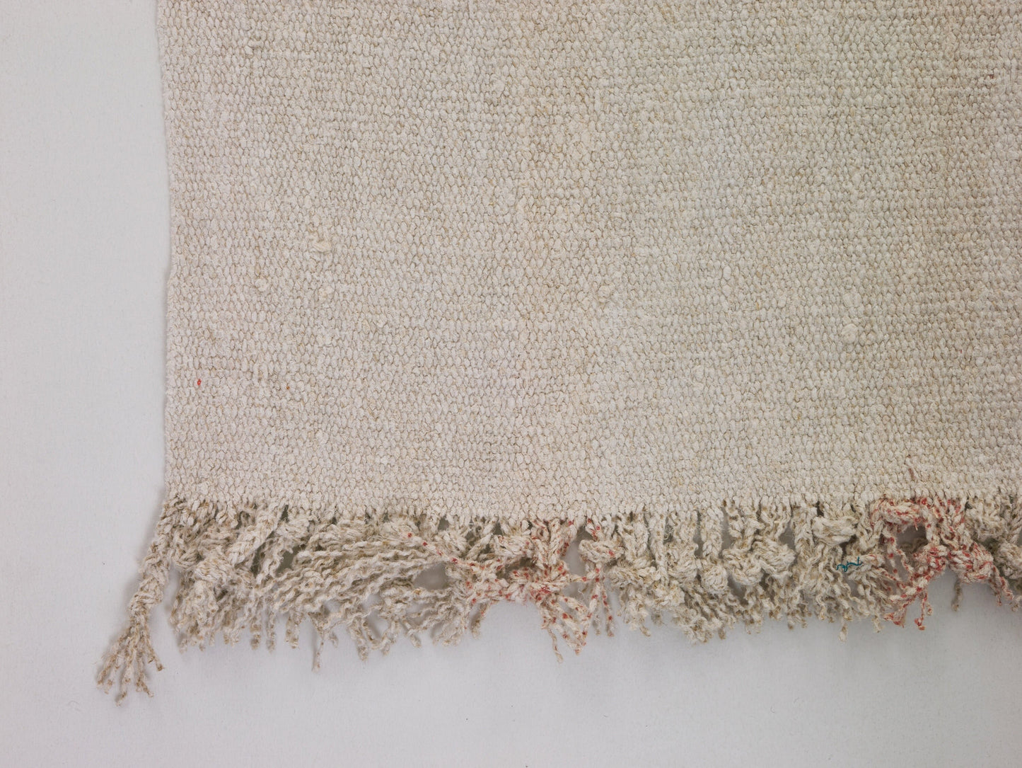 Handmade Kilim Rug, Vintage Kilim, Hemp Kilim Rug, White Hemp Rug, Turkish Kilim Rug, Area Hemp rug, Entryway rug, Kilim rug 5x9, 9685