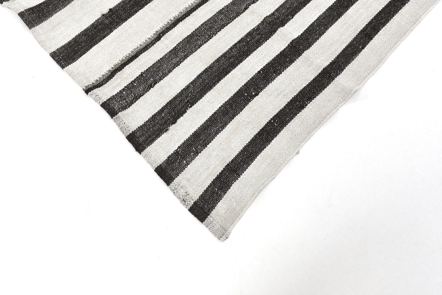 6x8 Kilim Rug Striped, Turkish Rug Organic, Hemp Rug White Neutral, Vintage Kilim Rug, Hemp Kilim Rug, Living room, 6088