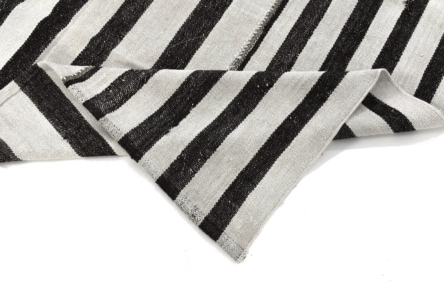 6x8 Kilim Rug Striped, Turkish Rug Organic, Hemp Rug White Neutral, Vintage Kilim Rug, Hemp Kilim Rug, Living room, 6088