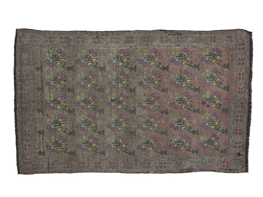 Handmade Vintage Kilim Rug, Turkish Antique Kilim Rug, Area Faded Kilim Rug, Entryway Rug, Rug Kilim, Farmhouse Decor, Kilim Rug 6x8, 12559