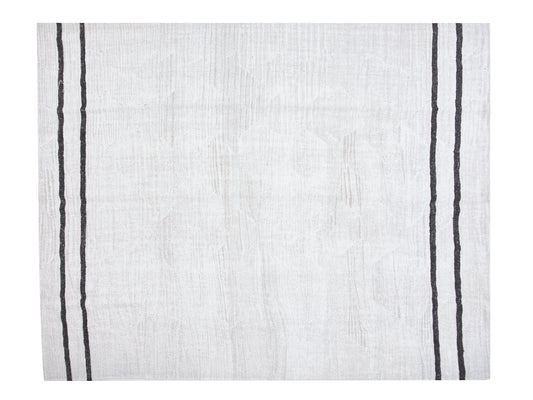 Vintage Kilim, Handmade Kilim Rug, Turkish Kilim, Area Striped Kilim Rug, Kilim Rug 9x12, White Hemp Rug, Large Rug, Oversize Rug,, 12544