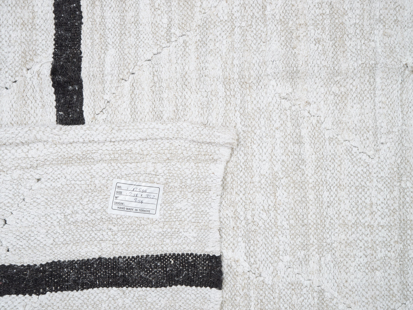 Vintage Kilim, Handmade Kilim Rug, Turkish Kilim, Area Striped Kilim Rug, Kilim Rug 9x12, White Hemp Rug, Large Rug, Oversize Rug,, 12544