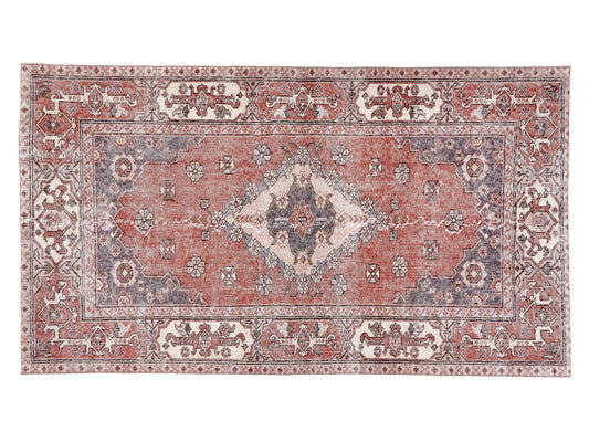 Vintage Handmade Rug, Turkish Rug, Area Rug, Oushak Bohemian Unique Rug, Anatolia Eclectic Rug, Rug 4x7, Office Rug, Carpet Rug, 10353
