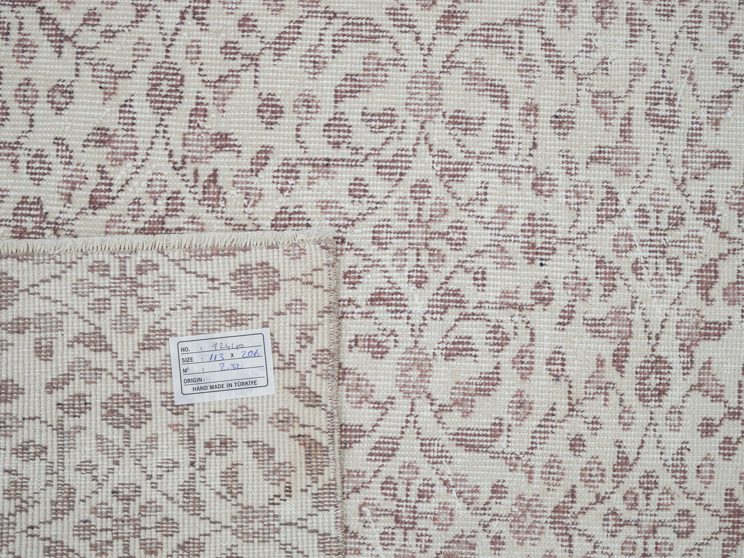 Oushak Vintage Rug, Turkish Handmade Rug, Area Unique Rug, Neutral Muted Rug, Kid Room Rug, Carpet Rug, Rug 4x7, Turkish Carpet, 12440