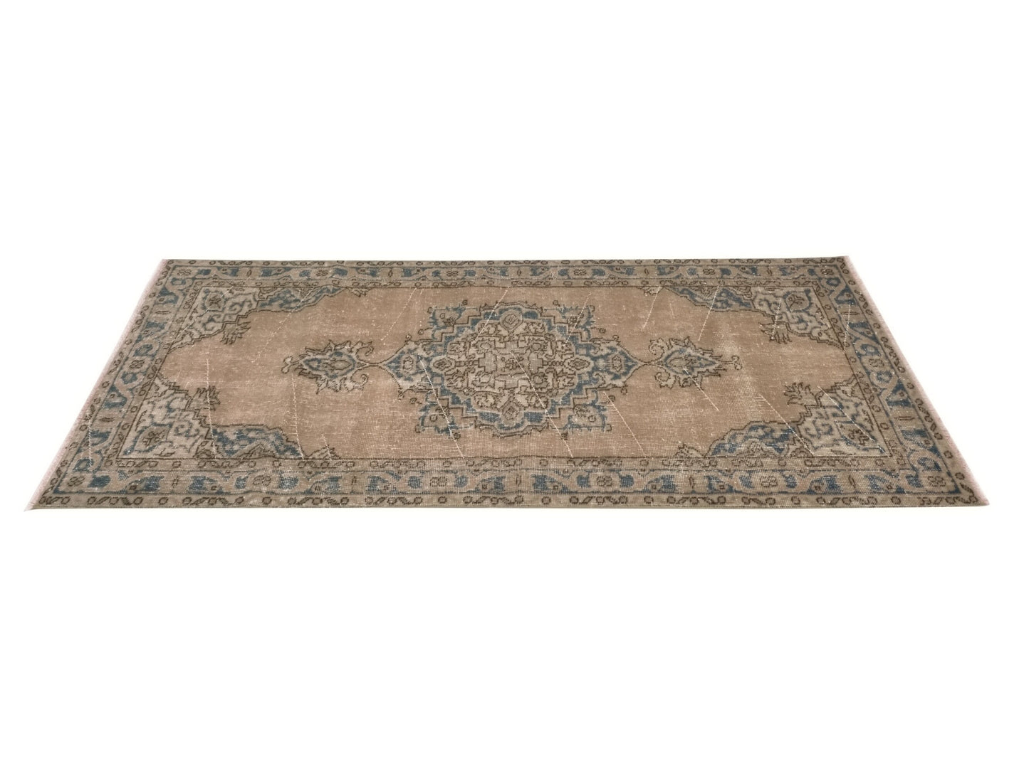 Vintage Rug, 3x6 Rug, Turkish rug 3x6, Eclectic rug, Bedroom rug, Boho rug, Area rug, Wool rug, One of a kind rug, Oushak Carpet Rug, 8788