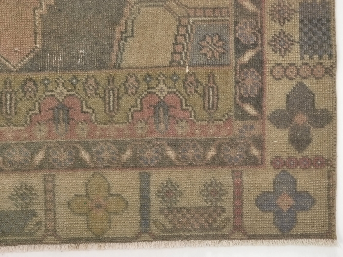 Vintage rug 4x8, Area rug 4x8, Entryway Turkish rug, Oushak Rug, One of a kind rug, Anatolian rug, Handmade rug, Oushak Carpet Rug 4x8, 8716