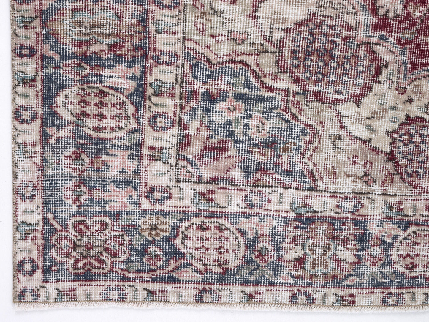 Handmade Area Rug, Vintage Rug, Turkish Rug, Oushak Rug 5x9, Primitive Rustic Faded Rug, Living Room Rug, Turkey Rug, Anatolia Rug, 10368