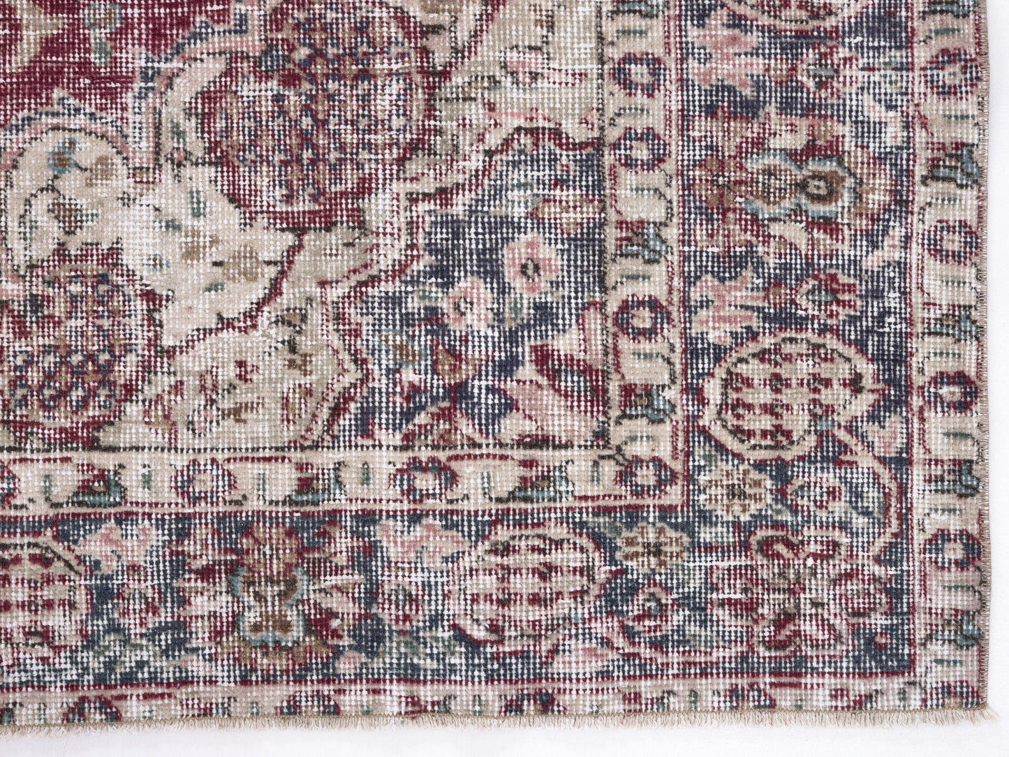 Handmade Area Rug, Vintage Rug, Turkish Rug, Oushak Rug 5x9, Primitive Rustic Faded Rug, Living Room Rug, Turkey Rug, Anatolia Rug, 10368