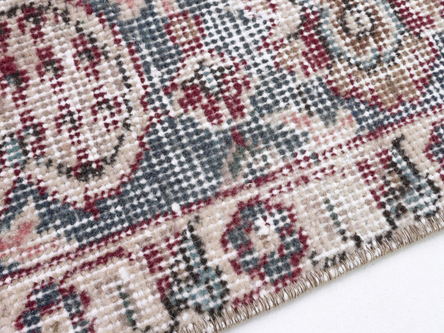 Handmade Area Rug, Vintage Rug, Turkish Rug, Oushak Rug 5x9, Primitive Rustic Faded Rug, Living Room Rug, Turkey Rug, Anatolia Rug, 10368