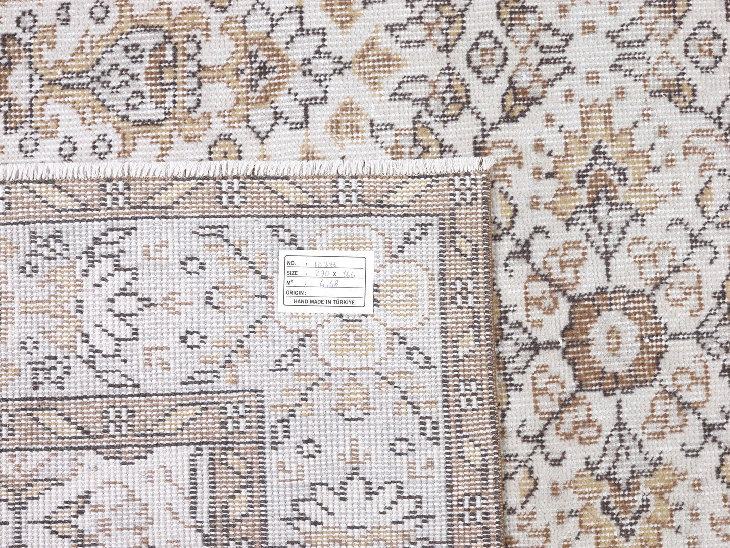 Primitive Rug, Vintage Oushak Rug, Turkish Handmade Rug, Bedroom Rug, Neutral Area Rustic Rug, Carpet Rug, Rug 5x9, Turkey Rug, 10388