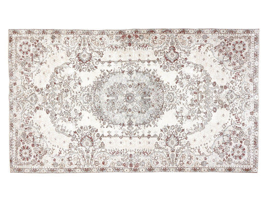 Vintage Rug, Coastal Decor, Turkish Handmade Antique Rug, Oushak Unique Rug, Turkey Rug, Neutral Area Rug, Living Room Rug, Rug 5x9, 10400