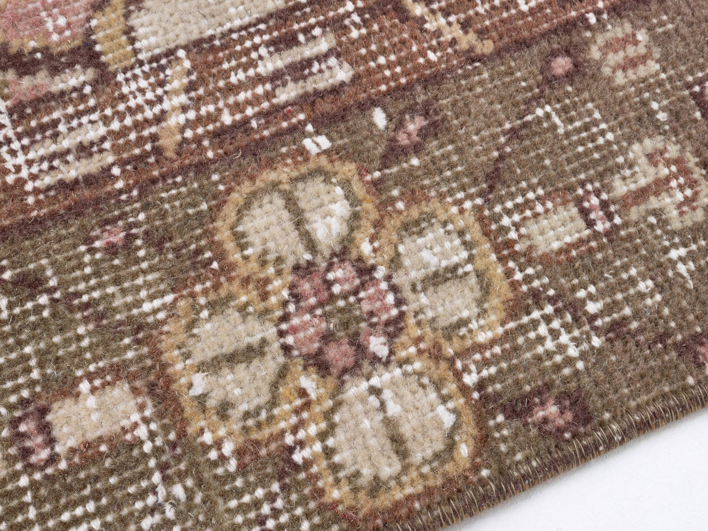 Primitive Rug, Vintage Handmade Rustic Rug, Turkish Faded Rug, Oushak Unique Rug, Rug 5x9, Neutral Area Floor Rug, Kid Room Rug, 10396