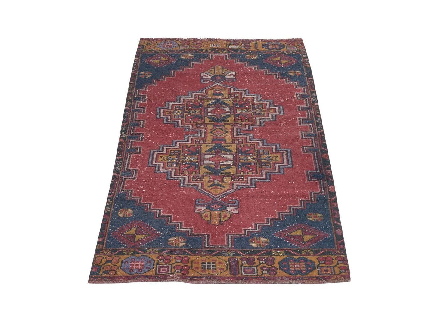 Vintage Rug, Handmade Rug, Turkish Oushak Rug, Rug Bohemian, Anatolia Eclectic Rug, Turkey Rug, Entryway Rug, Carpet Rug, Rug 3x6, 12246