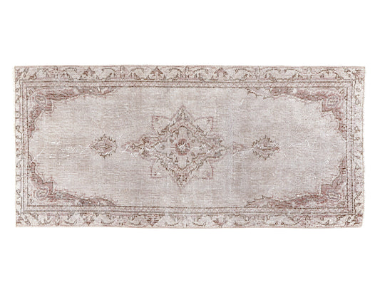 Handmade Rug, Vintage Rug, Turkish Oushak Rug, Neutral Area Muted Rug, Bedroom Rug, Small Rug, Carpet Rug, Coastal Decor, Rug 2x4, 10365