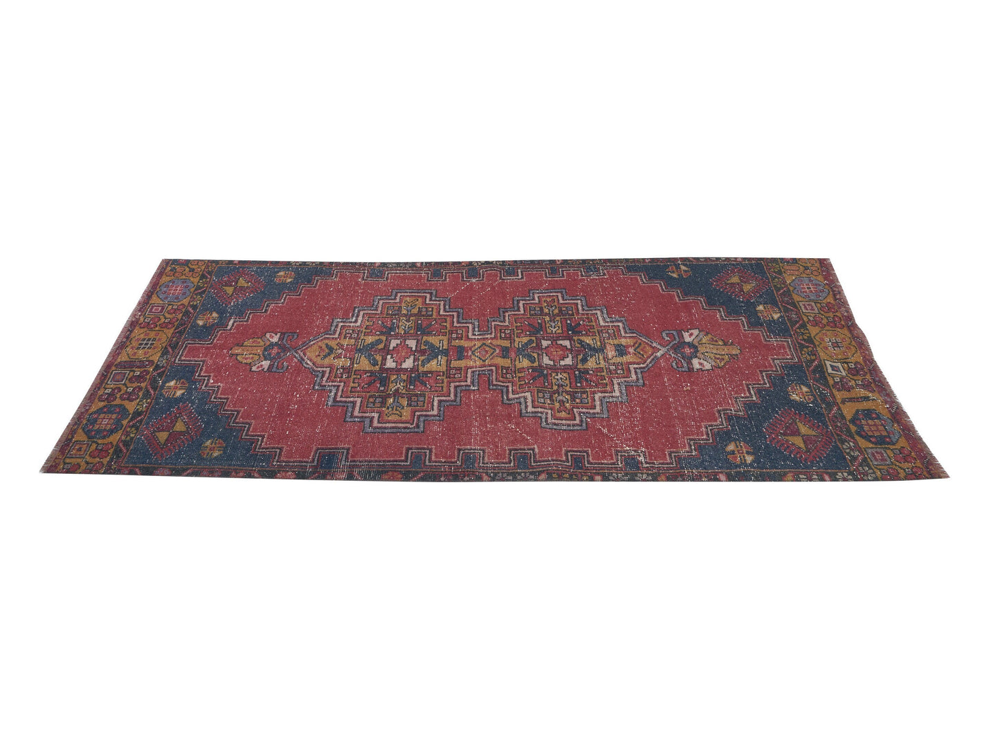 Vintage Rug, Handmade Rug, Turkish Oushak Rug, Rug Bohemian, Anatolia Eclectic Rug, Turkey Rug, Entryway Rug, Carpet Rug, Rug 3x6, 12246