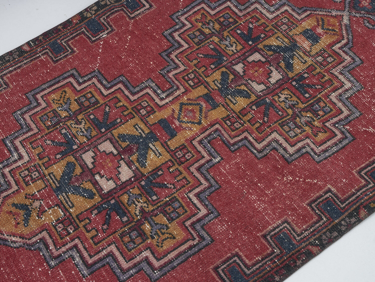 Vintage Rug, Handmade Rug, Turkish Oushak Rug, Rug Bohemian, Anatolia Eclectic Rug, Turkey Rug, Entryway Rug, Carpet Rug, Rug 3x6, 12246