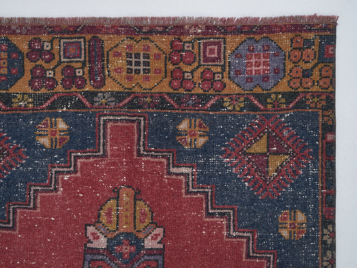 Vintage Rug, Handmade Rug, Turkish Oushak Rug, Rug Bohemian, Anatolia Eclectic Rug, Turkey Rug, Entryway Rug, Carpet Rug, Rug 3x6, 12246