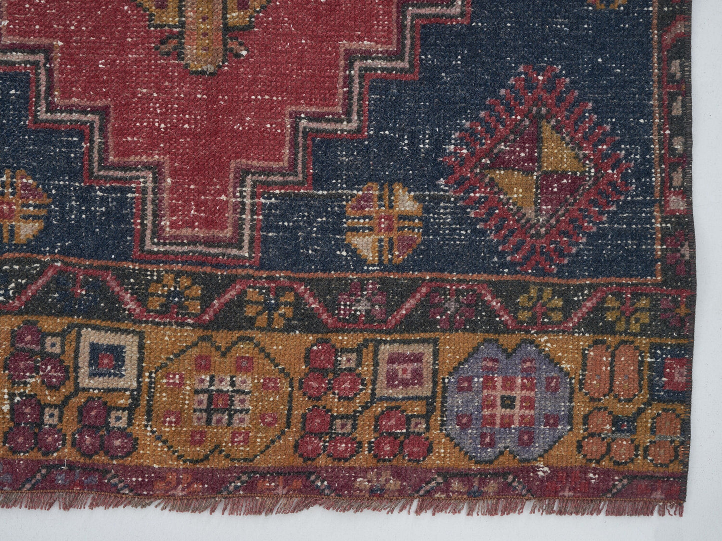 Vintage Rug, Handmade Rug, Turkish Oushak Rug, Rug Bohemian, Anatolia Eclectic Rug, Turkey Rug, Entryway Rug, Carpet Rug, Rug 3x6, 12246