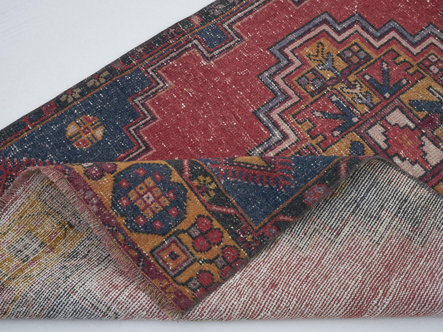 Vintage Rug, Handmade Rug, Turkish Oushak Rug, Rug Bohemian, Anatolia Eclectic Rug, Turkey Rug, Entryway Rug, Carpet Rug, Rug 3x6, 12246