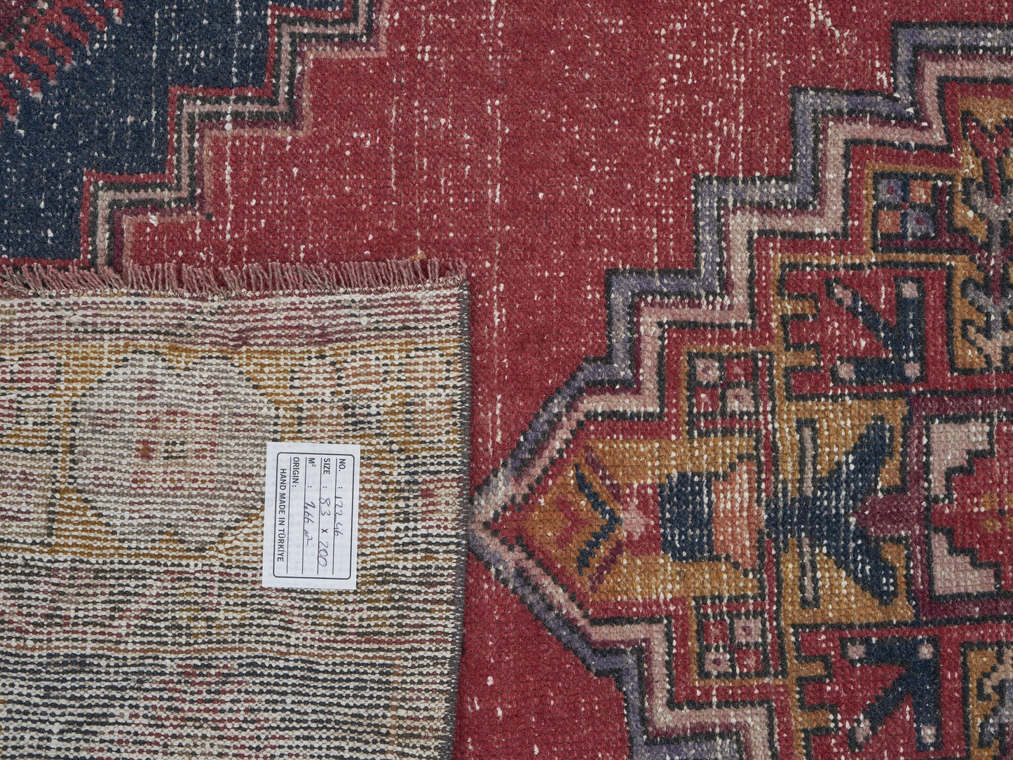Vintage Rug, Handmade Rug, Turkish Oushak Rug, Rug Bohemian, Anatolia Eclectic Rug, Turkey Rug, Entryway Rug, Carpet Rug, Rug 3x6, 12246