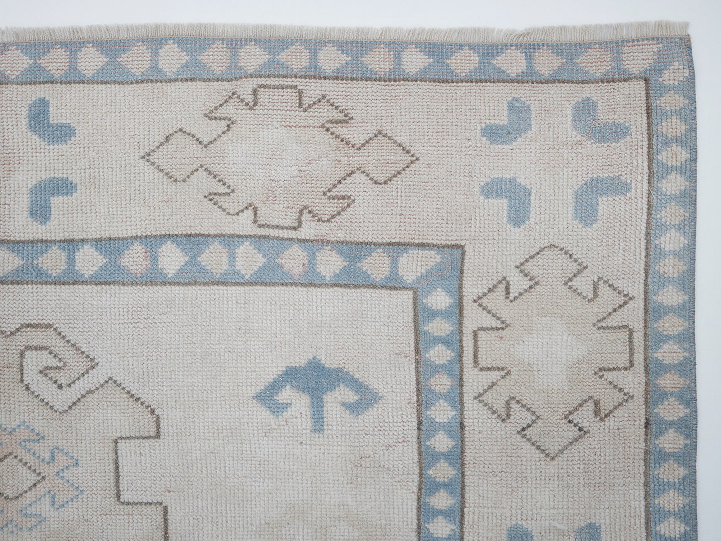 Turkish Vintage Oushak Rug, Handmade Area Eclectic Rug, Neutral Muted Rug, Bedroom Rug, Bohemian Rug, Carpet Rug, Rug 5x8, Turkey Rug, 12432
