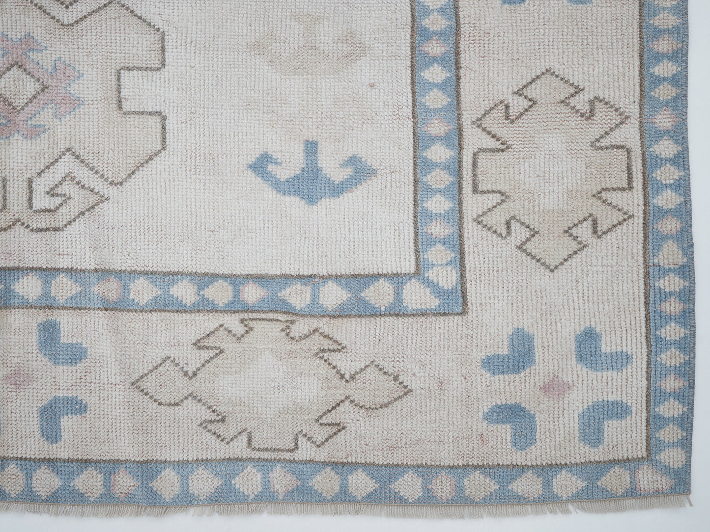 Turkish Vintage Oushak Rug, Handmade Area Eclectic Rug, Neutral Muted Rug, Bedroom Rug, Bohemian Rug, Carpet Rug, Rug 5x8, Turkey Rug, 12432