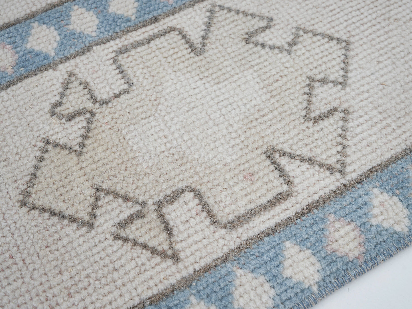Turkish Vintage Oushak Rug, Handmade Area Eclectic Rug, Neutral Muted Rug, Bedroom Rug, Bohemian Rug, Carpet Rug, Rug 5x8, Turkey Rug, 12432