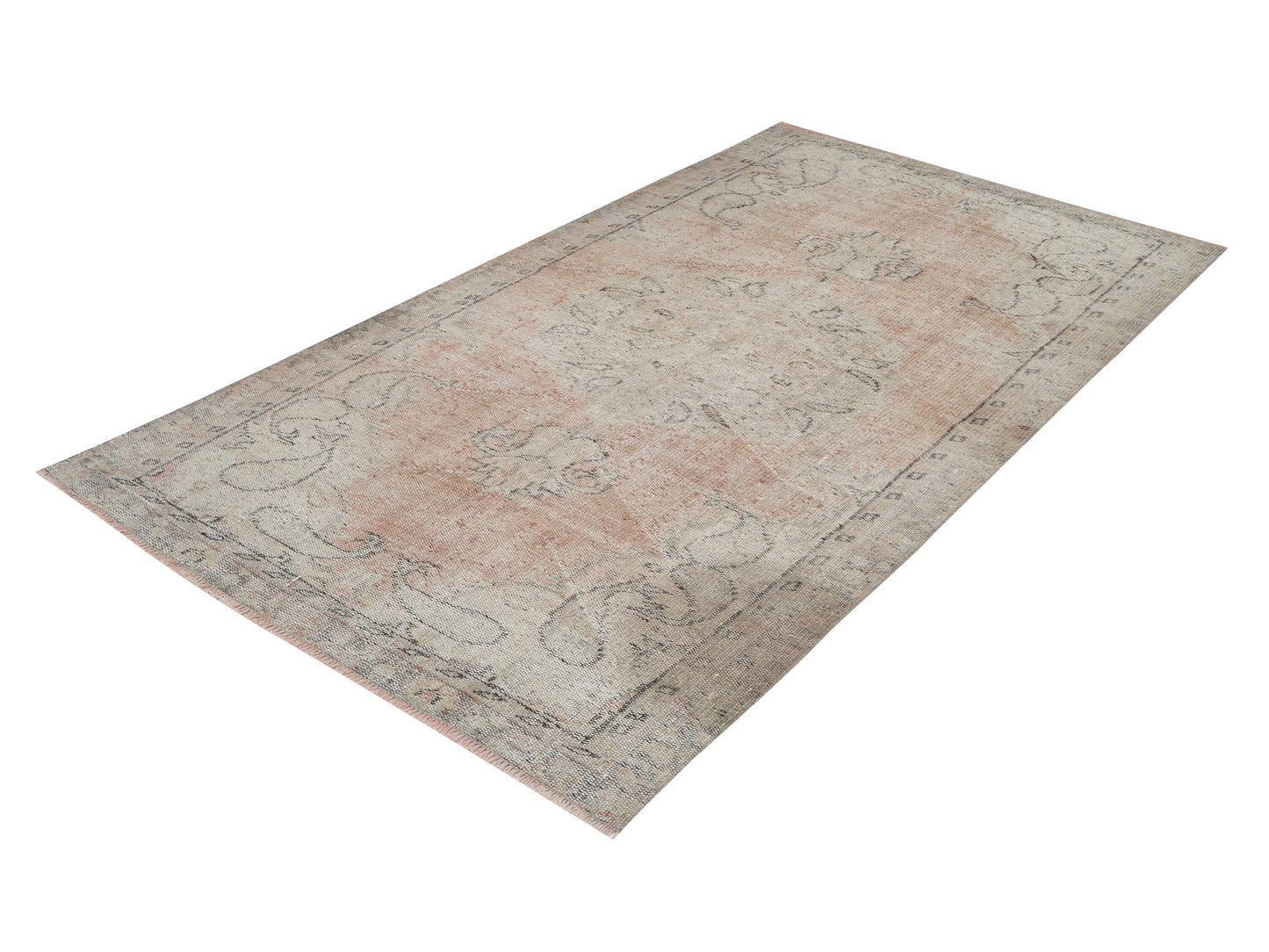 Rug 5x8, Area Rug, Carpet Rug, Vintage Rug, Turkish Rug, Oushak Rug, Handmade Rug, Kid Room Rug, Scandinavian Rug, Turkish Carpet, 12067