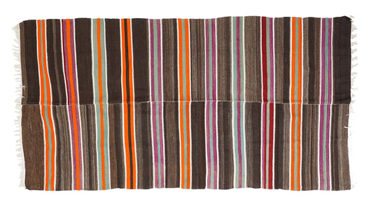 Turkish Handmade Kilim Rug, Vintage Eclectic Kilim Rug, Area Antique Kilim Rug, Living Room Rug, Kilim Rug 5x9, Bohemian Rug, 12785