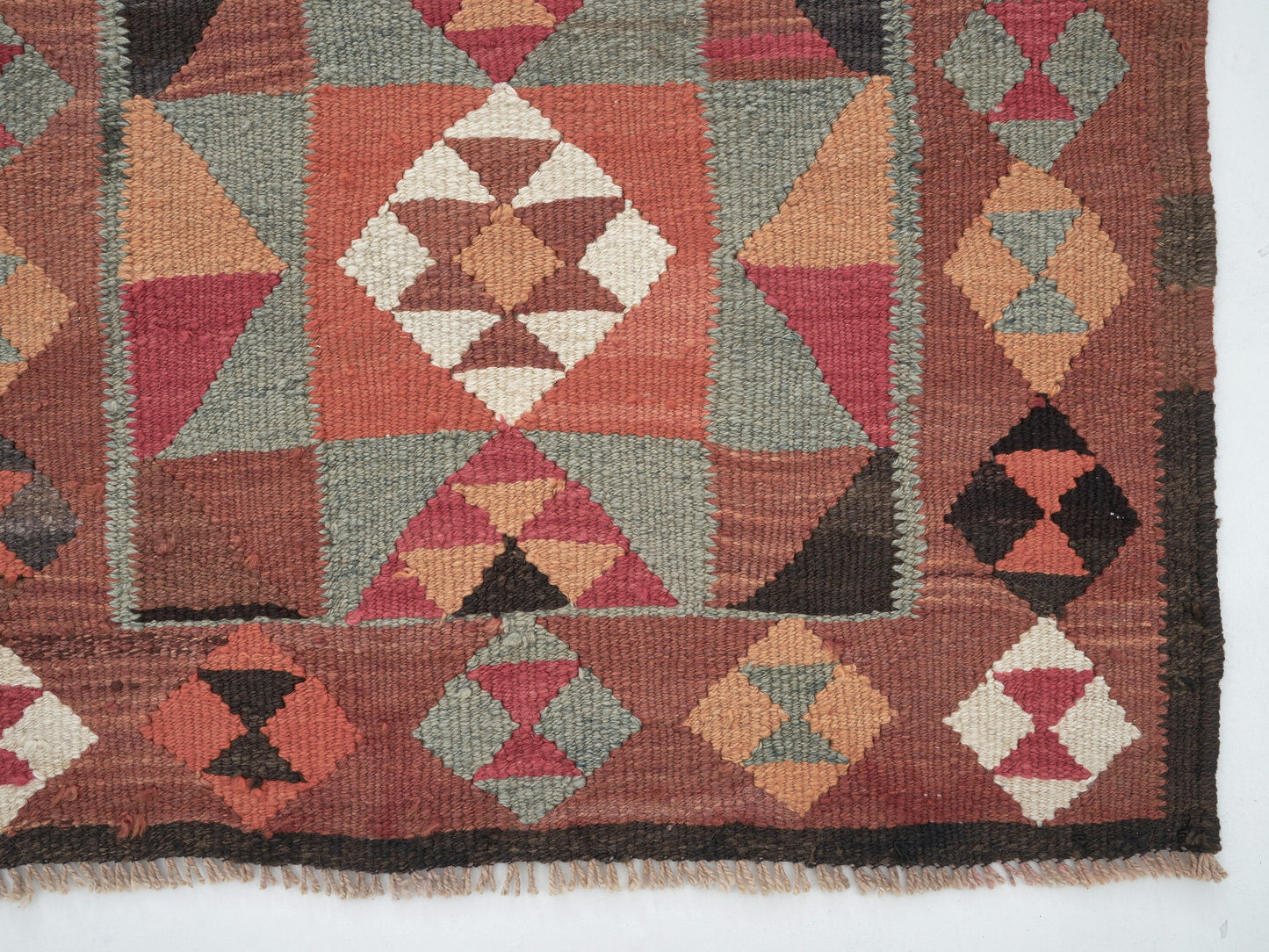 Runner Rug 3x10, Oushak Vintage Runner Rug, Turkish Antique Runner Rug, Handmade Eclectic Runner Rug, Hallway Runner, Bohemian Rug, 11289