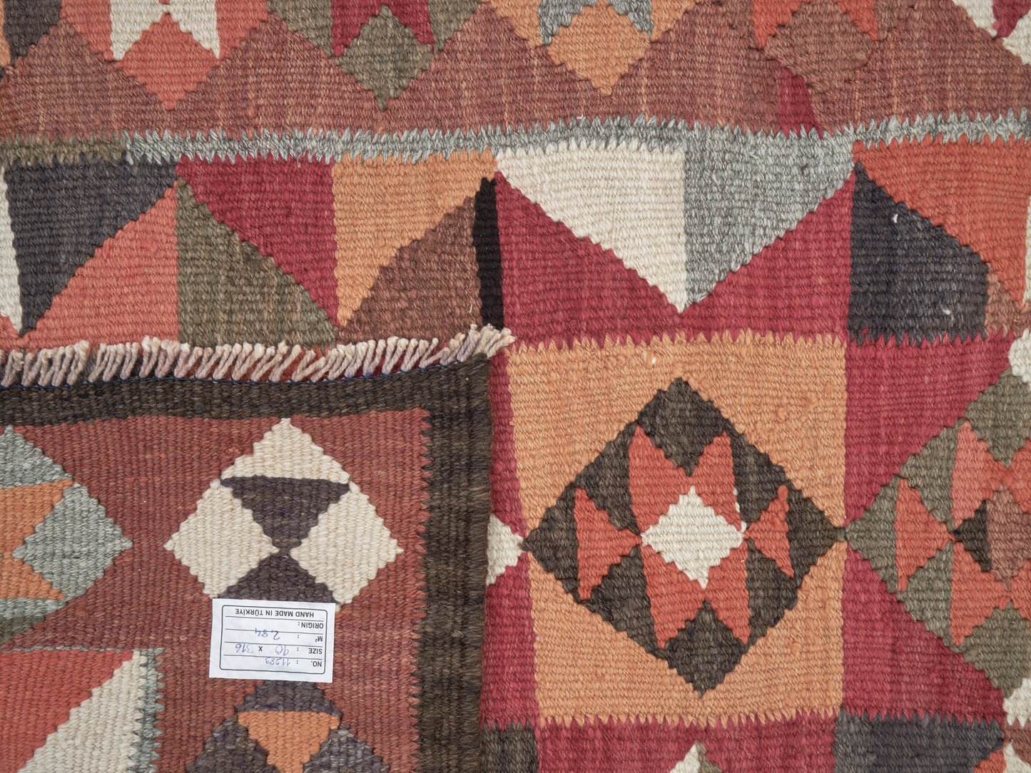 Runner Rug 3x10, Oushak Vintage Runner Rug, Turkish Antique Runner Rug, Handmade Eclectic Runner Rug, Hallway Runner, Bohemian Rug, 11289