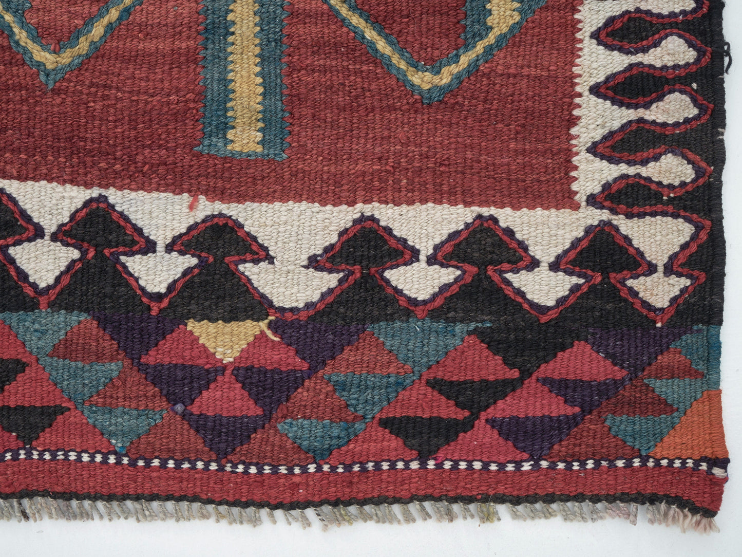 Oushak Handmade Runner Rug, Turkish Antique Runner Rug, Vintage Eclectic Runner Rug, Bohemian Rug, Kilim Runner Rug, Runner Rug 3x11, 11279