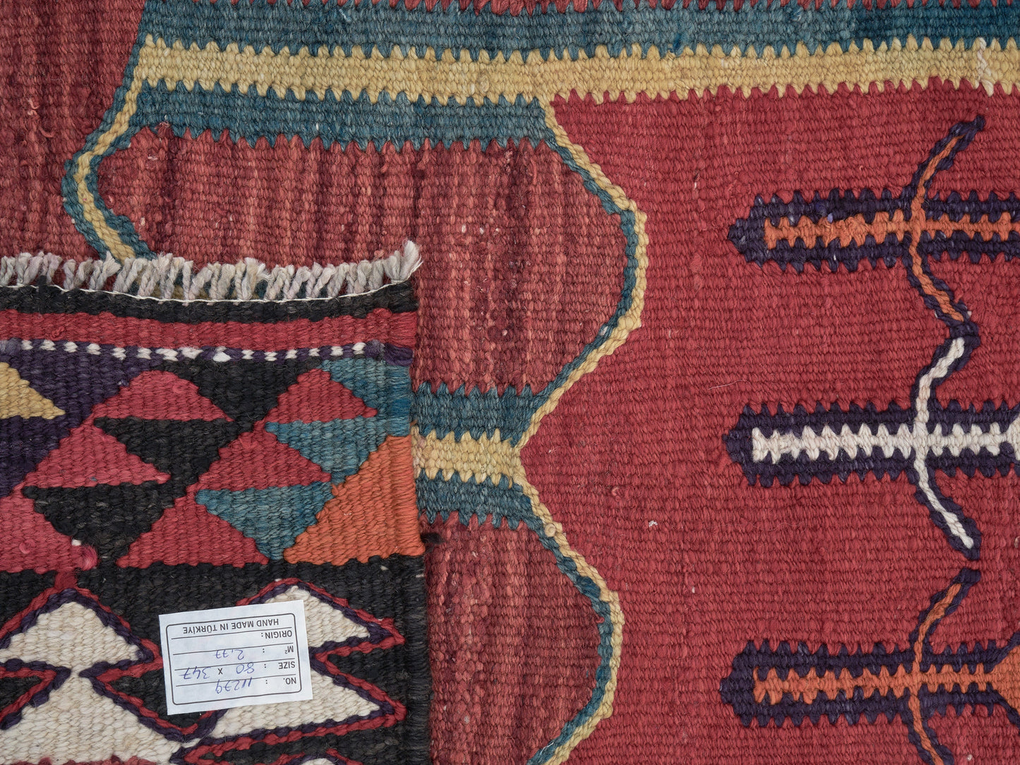 Oushak Handmade Runner Rug, Turkish Antique Runner Rug, Vintage Eclectic Runner Rug, Bohemian Rug, Kilim Runner Rug, Runner Rug 3x11, 11279