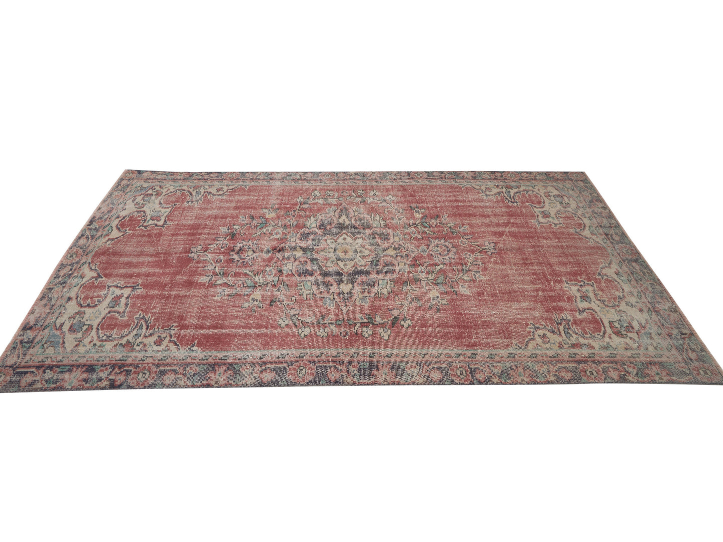 Oushak Rug, Area Rug, Turkish Rug, Handmade Rug, Vintage Rug, Anatolia Rug, Kid Room Rug, Bohemian Rug, Turkish Carpet, Rug 5x9, 12063