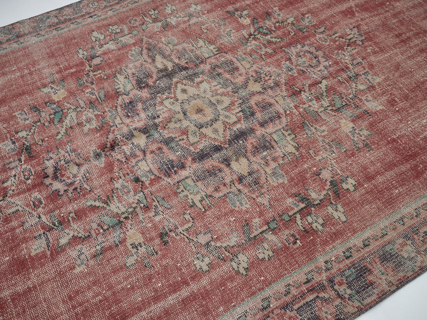 Oushak Rug, Area Rug, Turkish Rug, Handmade Rug, Vintage Rug, Anatolia Rug, Kid Room Rug, Bohemian Rug, Turkish Carpet, Rug 5x9, 12063