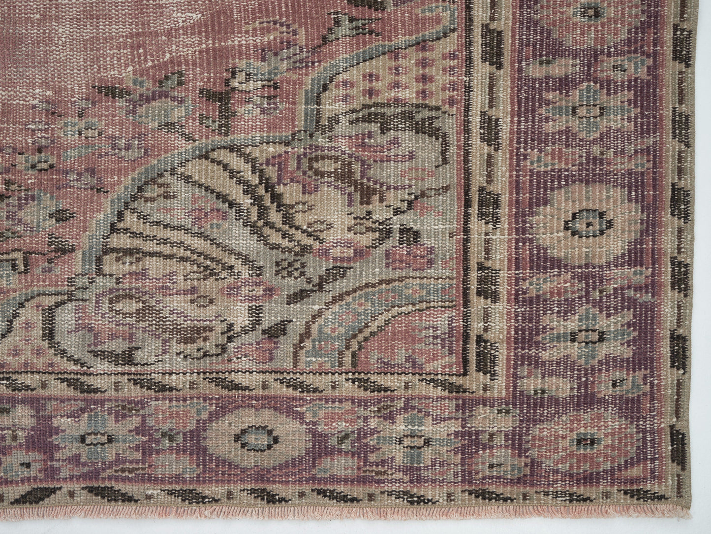 Turkey Rug, Area Vintage Rug, Turkish Handmade Rug, Oushak Faded Rug, Living Room Rug, Anatolia Rug,Bohemian Rug, Rug 6x8, Carpet Rug, 12064