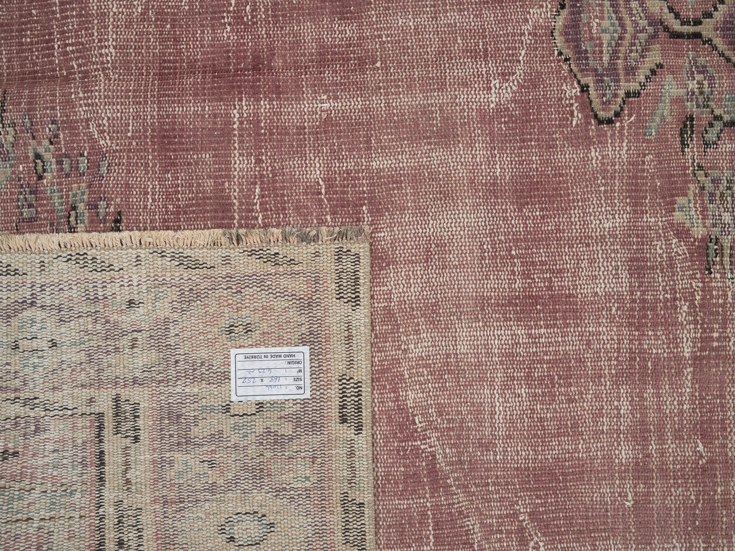 Turkey Rug, Area Vintage Rug, Turkish Handmade Rug, Oushak Faded Rug, Living Room Rug, Anatolia Rug,Bohemian Rug, Rug 6x8, Carpet Rug, 12064