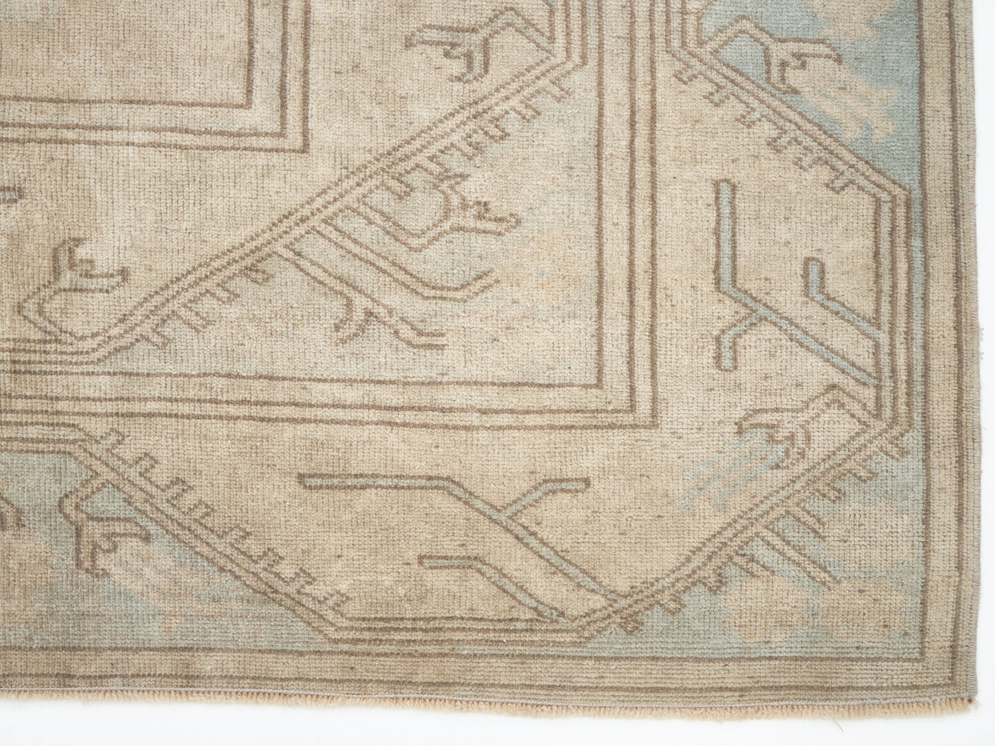 Carpet Rug, Oushak Vintage Rug, Turkish Handmade Rug, Area Unique Rug, Neutral Floor Rug, Kid Room Rug, Scandinavian Rug, Rug 5x8, 12550