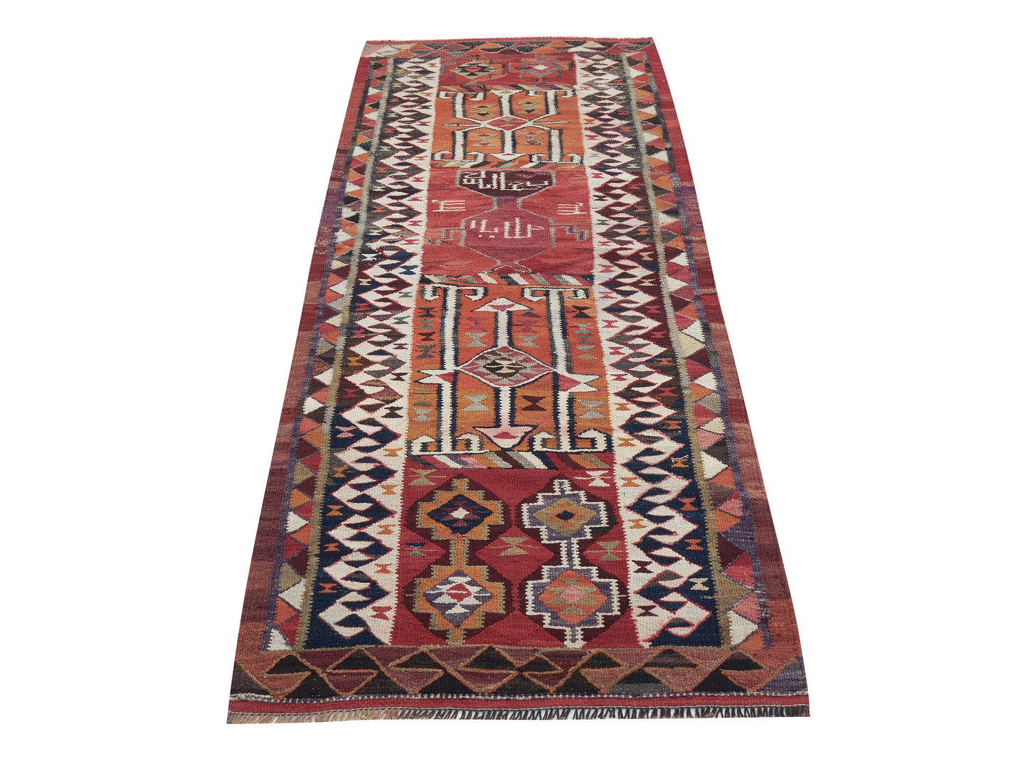 Runner Rug 3x10, Oushak Runner, Vintage Runner, Handmade Runner Rug, Turkish Runner, Rug Runner, Hallway Runner, Anatolia Rug, 11379