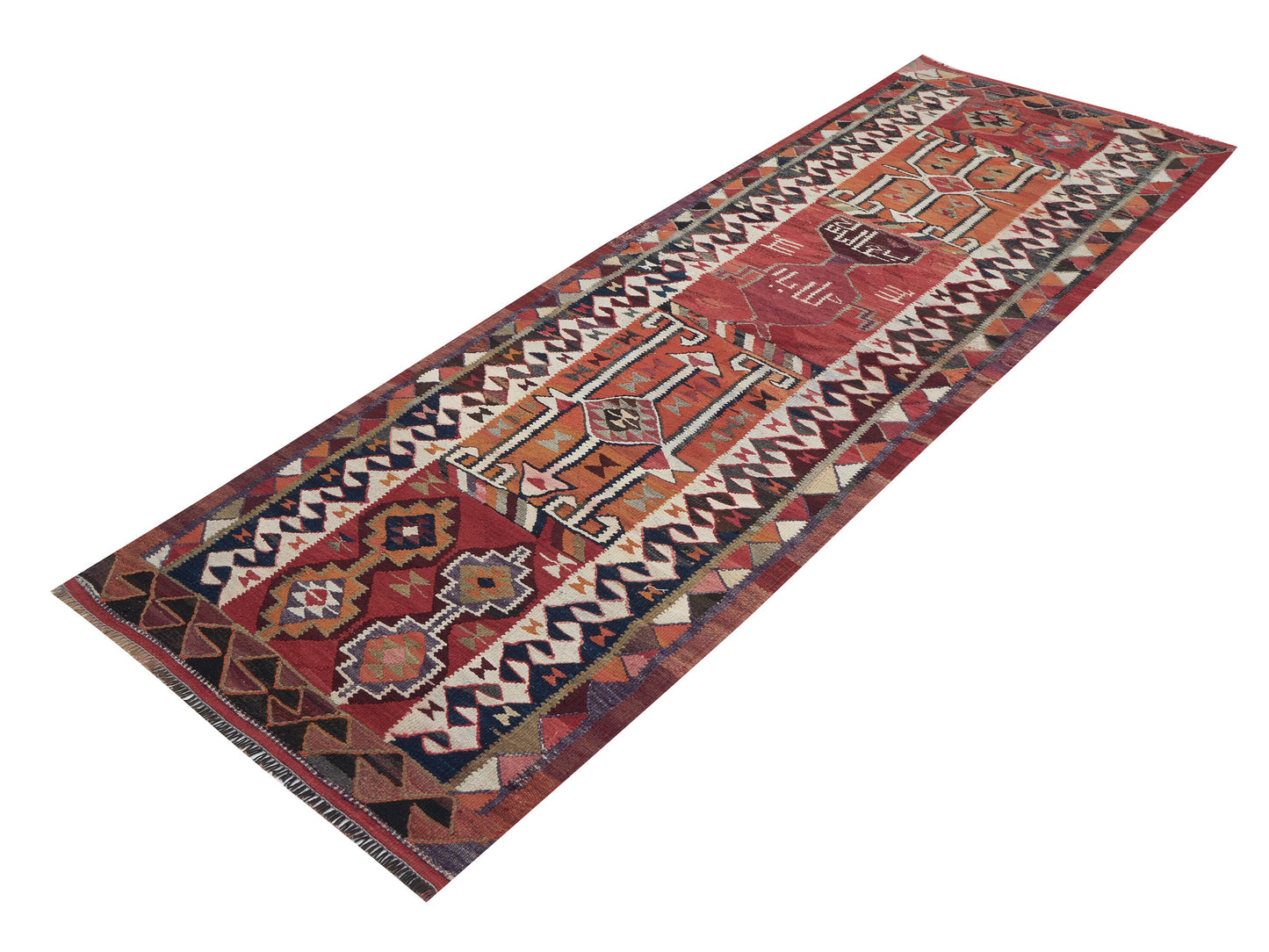 Runner Rug 3x10, Oushak Runner, Vintage Runner, Handmade Runner Rug, Turkish Runner, Rug Runner, Hallway Runner, Anatolia Rug, 11379