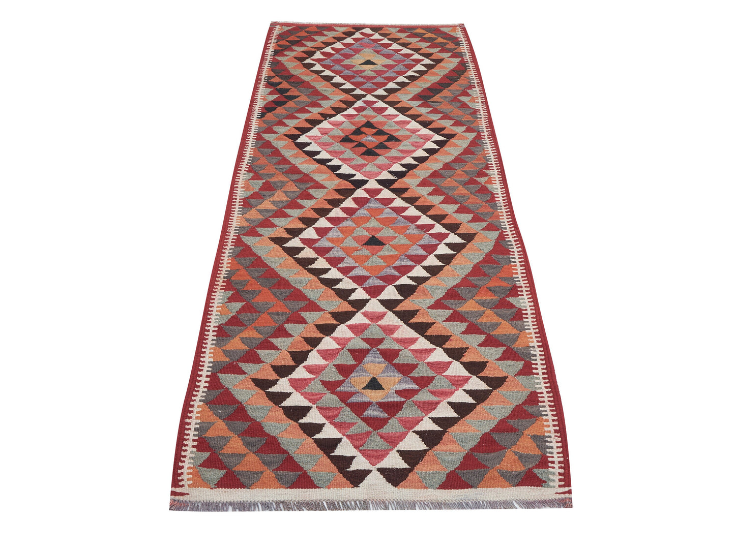 Turkish Runner, Vintage Runner, Handmade Runner Rug, Oushak Runner, Entryway Rug, Anatolia Rug, Bohemian Rug, Rug Runner 3x9, 11354