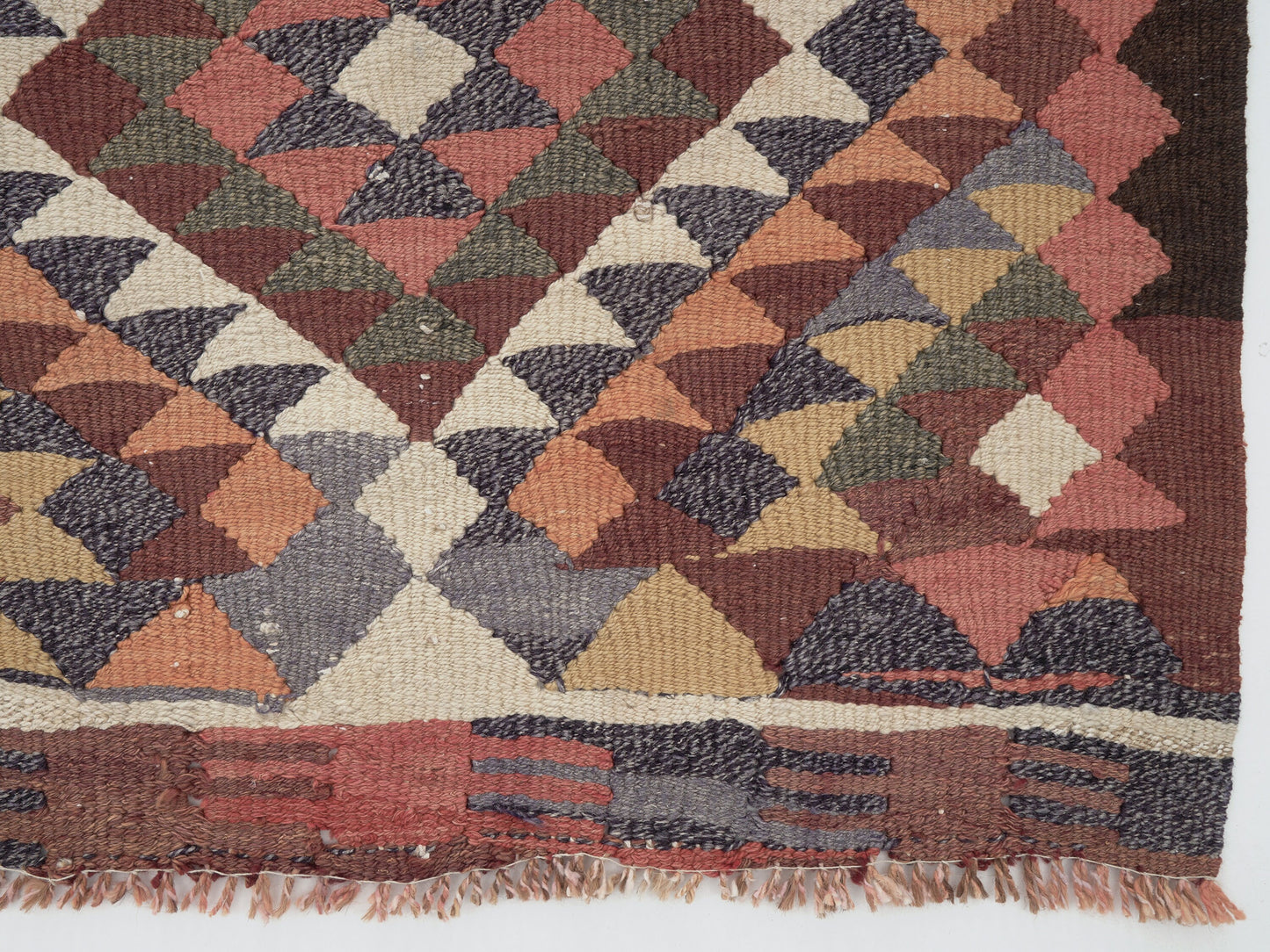 Rug Runner, Vintage Runner, Turkish Runner, Handmade Runner Rug, Oushak Runner, Hallway Runner, Anatolia Rug, Runner Rug 3x12, 11395