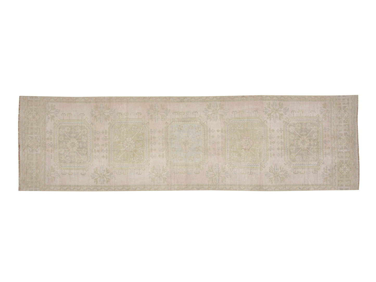 Handmade Runner Rug, Vintage Antique Runner Rug, Turkish Oushak Runner Rug, Kitchen Runner, Scandinavian Rug, Runner Rug 3x12, 12381