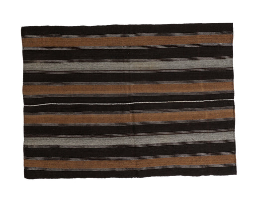 Turkish Kilim, Handmade Kilim Rug, Vintage Kilim, Area Kilim Rug, Bedroom Rug, Goat Hair Rug, Farmhouse Decor, Kilim Rug 5x7, 12819