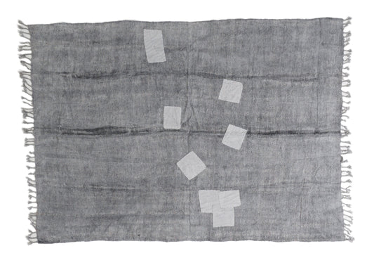 Vintage Kilim, Handmade Kilim Rug, Area Kilim Rug, Turkish Kilim, Kilim Rug 5x8, Hemp Rug, Gray Rug, Bedroom Rug, Scandinavian Rug, 12818