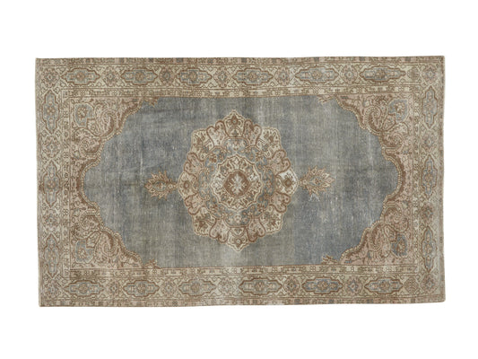 Vintage Handmade Rug, Turkish Oushak Area Rug, Primitive Rug, Nursery Rug, Turkey Rug, Neutral Rustic Rug, Rug 4x7, Vintage Carpet, 12117