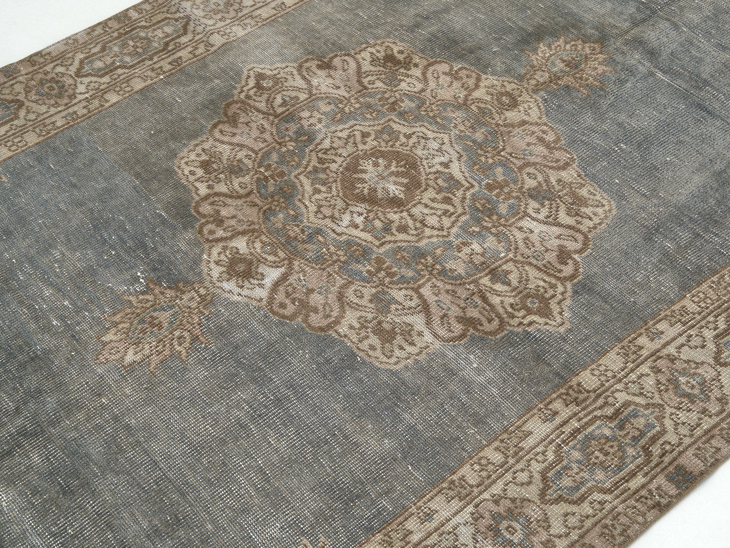 Vintage Handmade Rug, Turkish Oushak Area Rug, Primitive Rug, Nursery Rug, Turkey Rug, Neutral Rustic Rug, Rug 4x7, Vintage Carpet, 12117